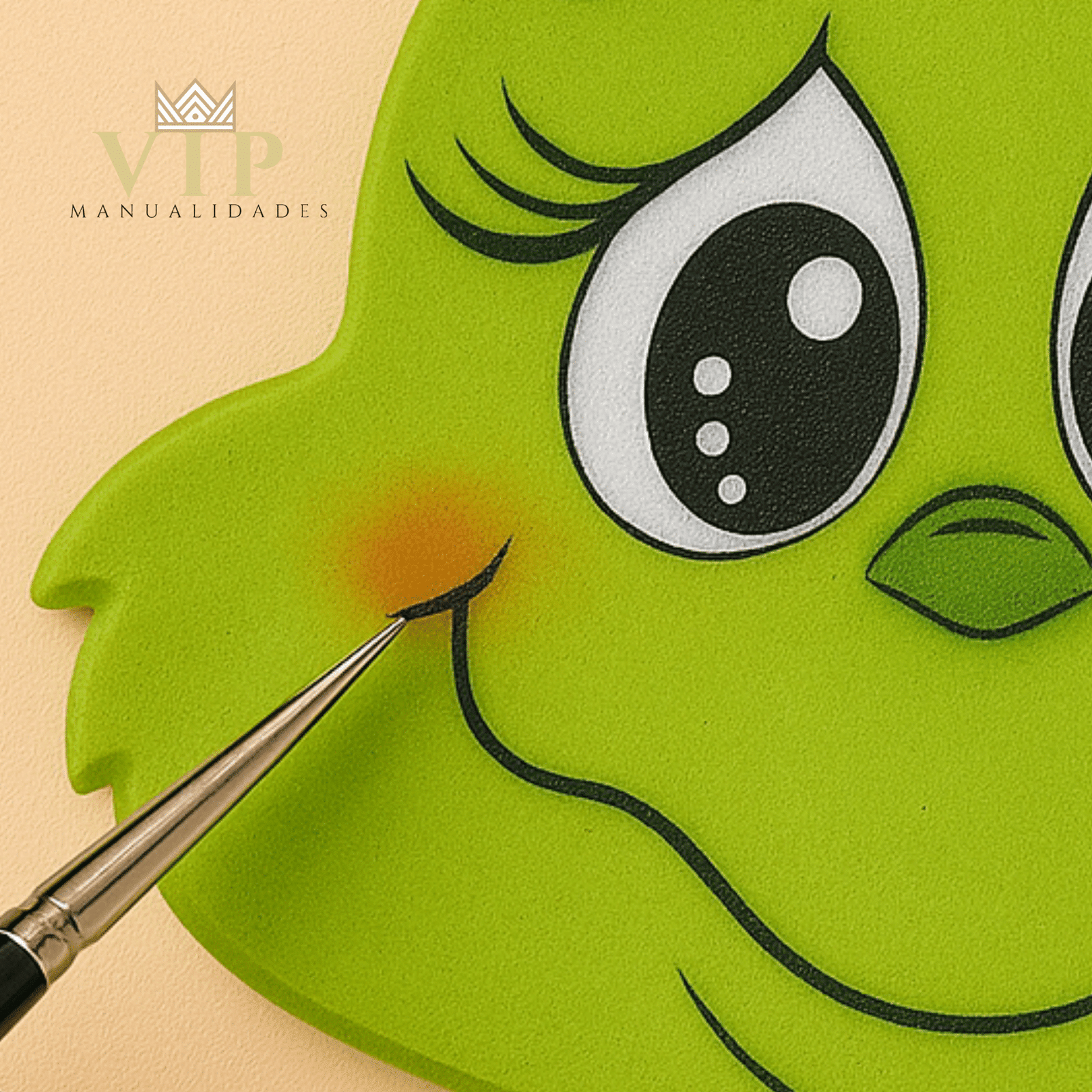 Pincel punta fina nº00 para detalles precisos en goma eva y manualidades - Imagen 7