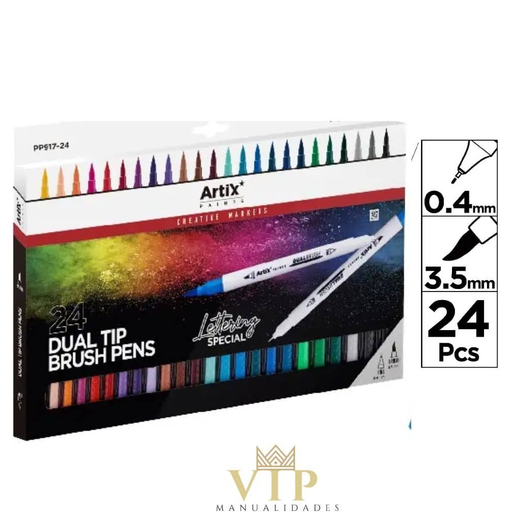 Rotuladores doble punta al agua