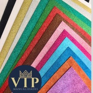 Colores goma eva purpurina VipManualidades