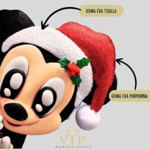 Goma eva toalla y goma eva purpurina VipManualidades