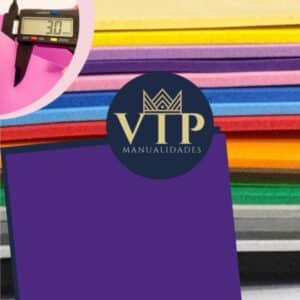 Goma eva gruesa lila oscuro 3mm Premium-VipManualidades 29x42cm