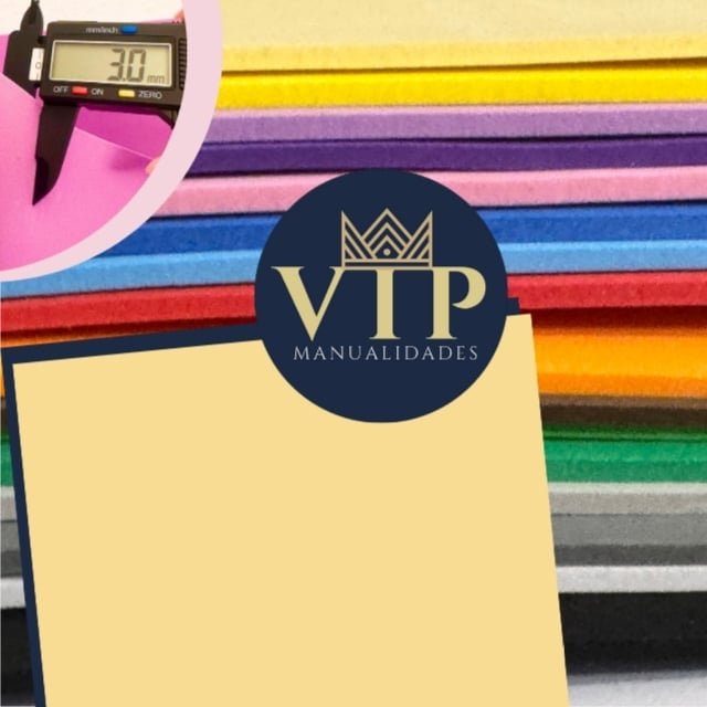 Goma eva gruesa color carne 3mm Premium-VipManualidades 29x42cm
