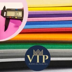 Goma Eva gruesa 3mm colores varios VipManualidades