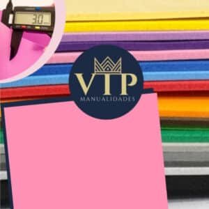 Goma eva gruesa rosa 3mm Premium-VipManualidades 29x42cm