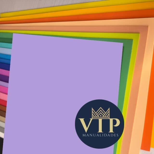 Goma eva color lila pastel VipManualidades - Hoja básica de 2mm 42x59cm