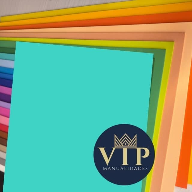 Goma eva color turquesa VipManualidades - Hoja básica de 2mm 42x59cm