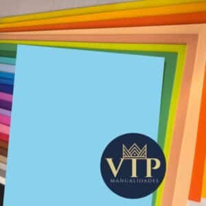 Goma eva color azul pastel VipManualidades - Hoja básica de 2mm 42x59cm