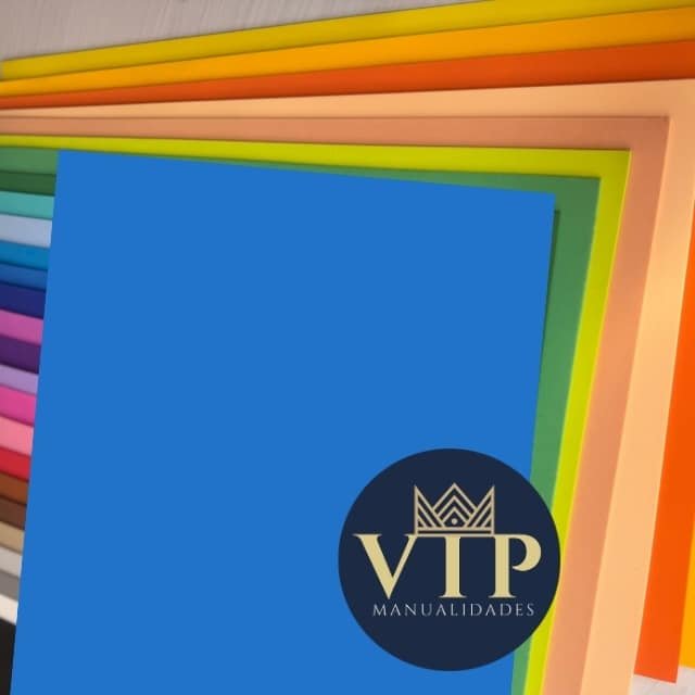 Goma eva color azul oscuro VipManualidades - Hoja básica de 2mm 42x59cm