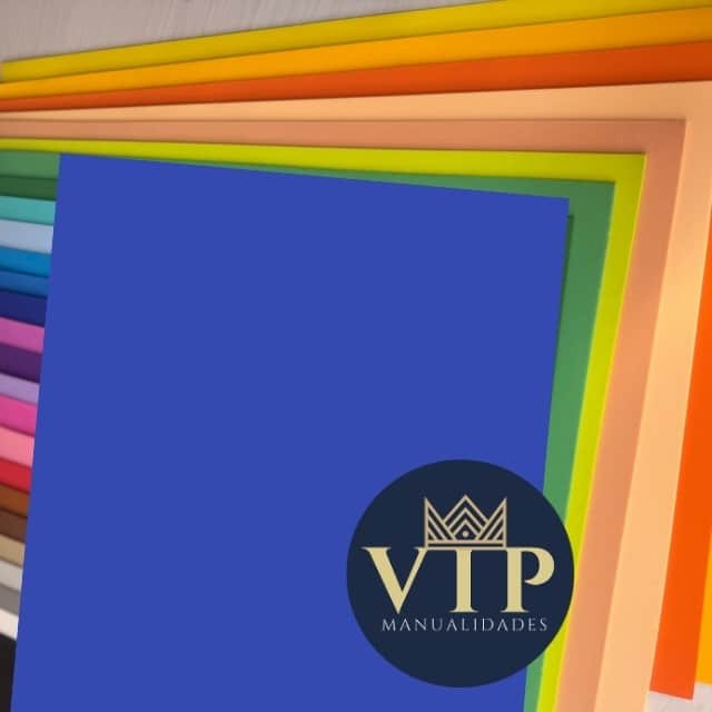 Goma eva color violeta azulado VipManualidades - Hoja básica de 2mm 42x59cm