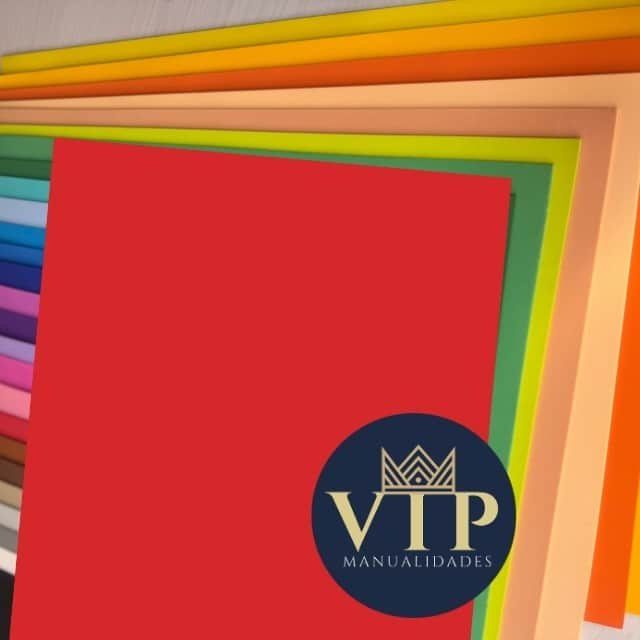 Goma eva color rojo VipManualidades - Hoja básica de 2mm 42x59cm