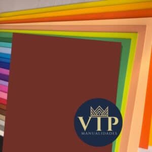 Goma eva color marrón oscuro VipManualidades - Hoja básica de 2mm 42x59cm