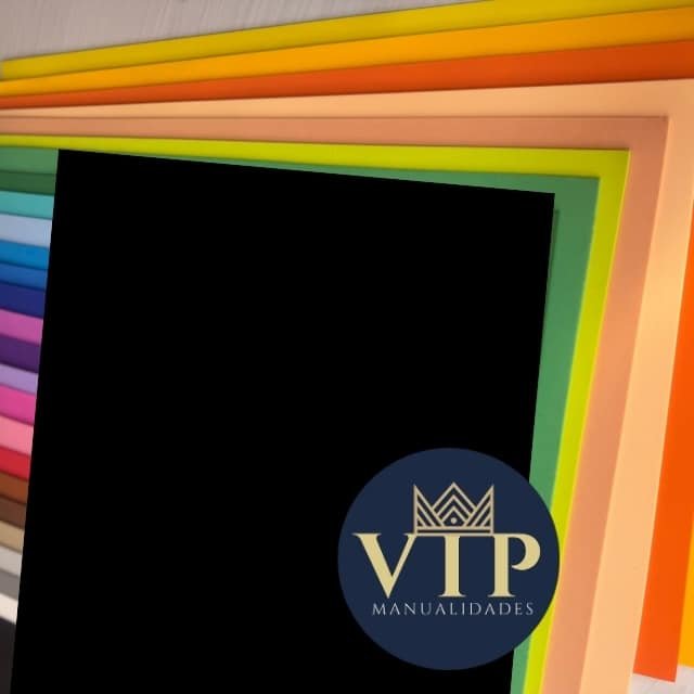 Goma eva color negro VipManualidades - Hoja básica de 2mm 42x59cm