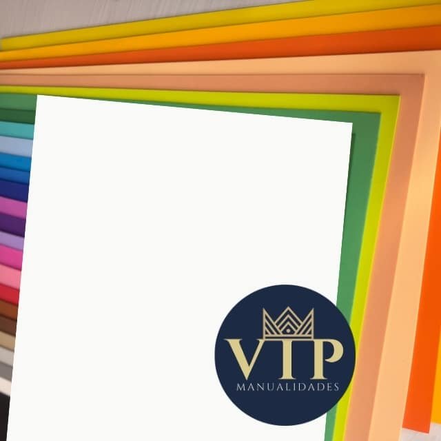 Goma eva color blanca VipManualidades - Hoja básica de 2mm 42x59cm