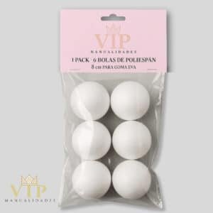 6 Esferas bolas de poliespan