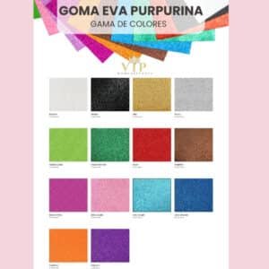 Colores goma eva purpurina VipManualidades
