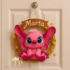 Corona de mimbre vipmanualidades