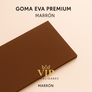 GOMA EVA GRUESA 5MM MARRON