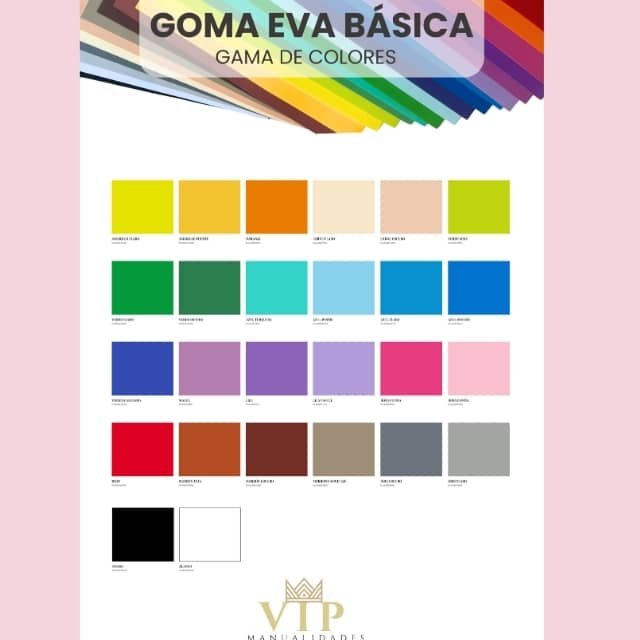 Goma eva basica colores varios (25)