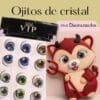 Ojitos de cristal-ojos resinados Diamantados