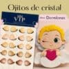 Ojitos de cristal-ojos resinados Dormilones