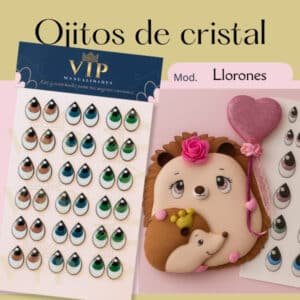 Ojitos de cristal-ojos resinados Llorones