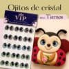 Ojitos de cristal-ojos resinados Tiernos
