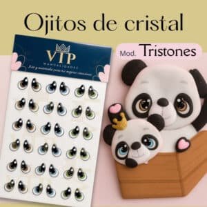 Ojitos de cristal-ojos resinados Tristones