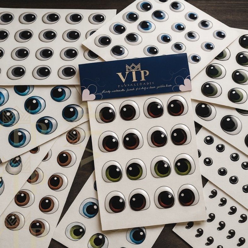 Ojitos resinados sticker