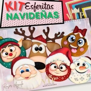Kit de Manualidades esferitas navideñas