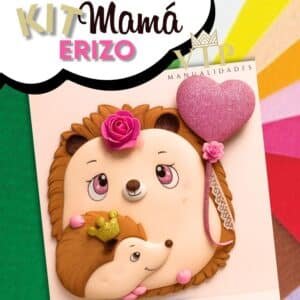 Kit de manualidades Mama erizo
