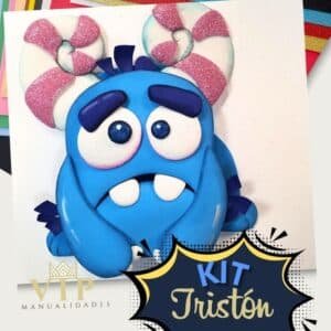 Kit de manualidades Monstruo loco tristón