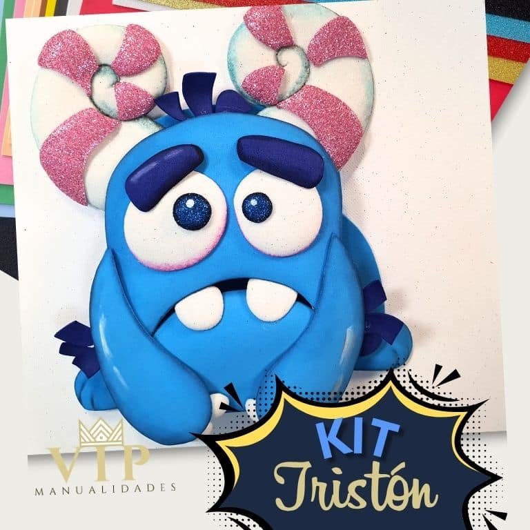 Kit de manualidades Monstruo loco tristón