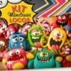 Kit de manualidades Monstruos Locos