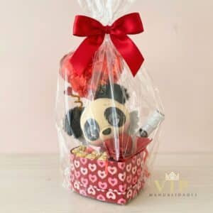 Caja Pandita Amoroso con Cava y Bombones Ferrero