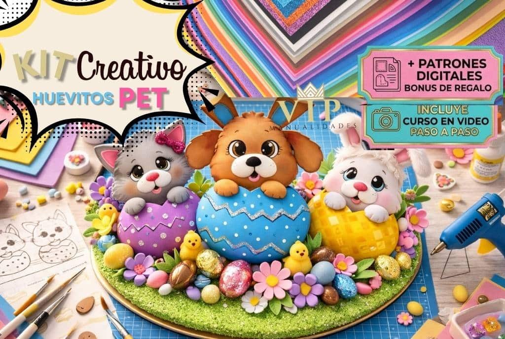 KIT HUEVITOS DE PASCUA PET promo pascua