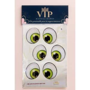 OJITOS DE CRISTAL OWL GREEN 45X54