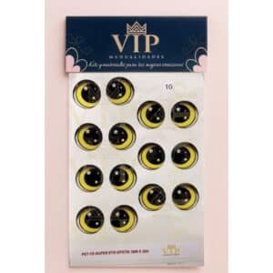 OJITOS DE CRISTAL PET YELLOW 30X30