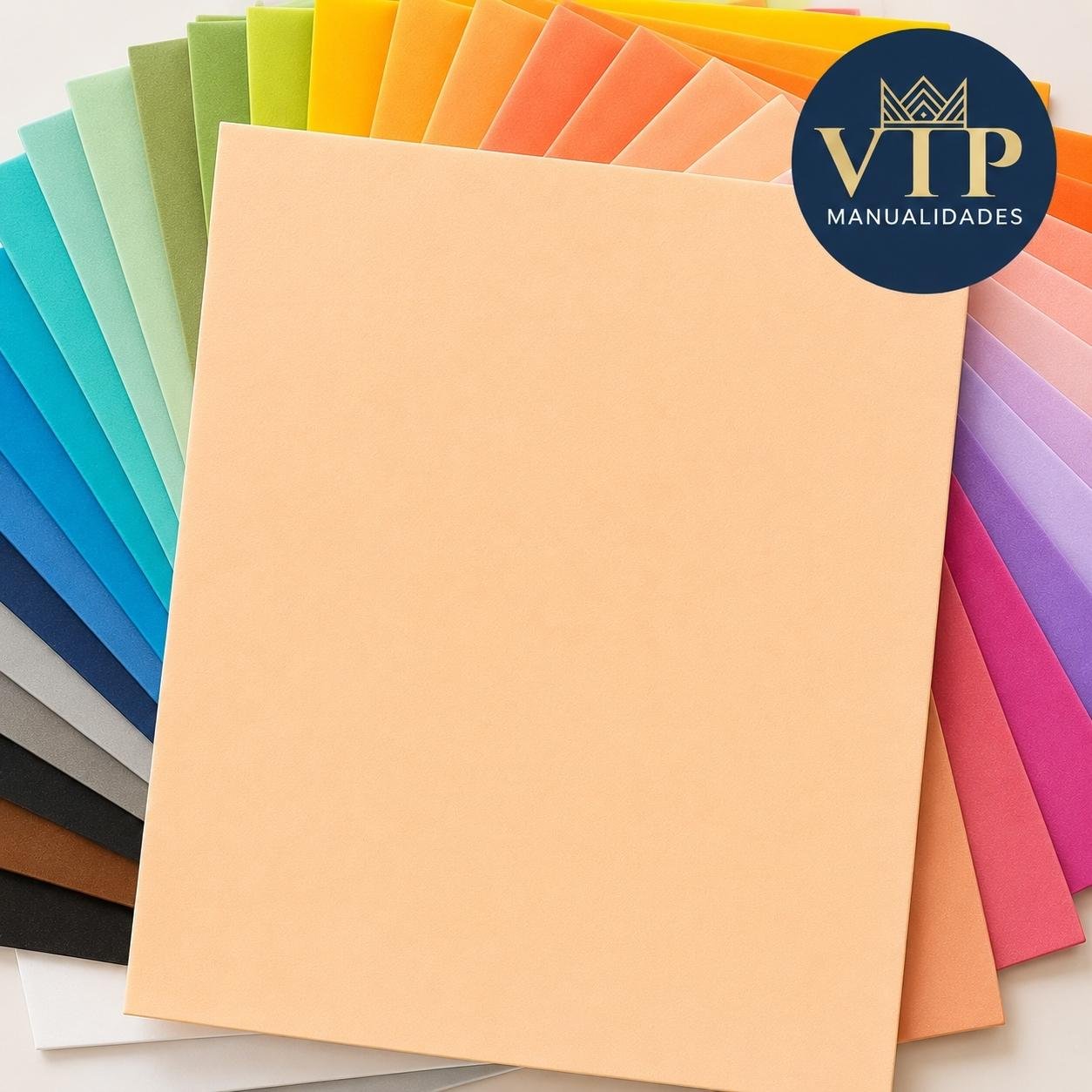 Goma EVA Color Beige Melocotón VipManualidades
