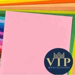 Goma EVA Color Rosa Claro VipManualidades – Hoja Básica de 2 mm (42×59 cm)