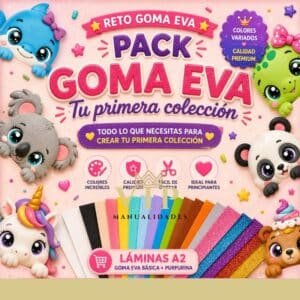 pack goma eva crea tu primera colección